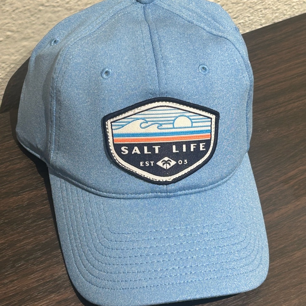 Salt Life Sky Blue Logo Cap